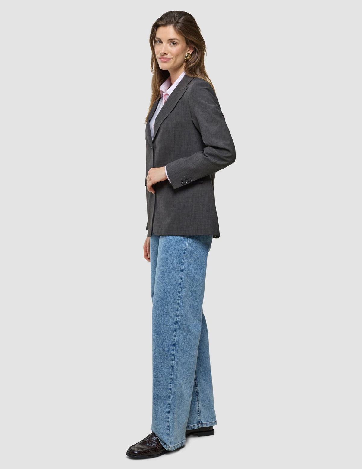 Women Nara Blazer Cool Brown