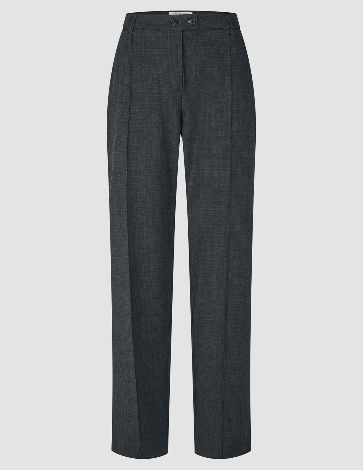 Women Nara Pants Straight Grey Flint