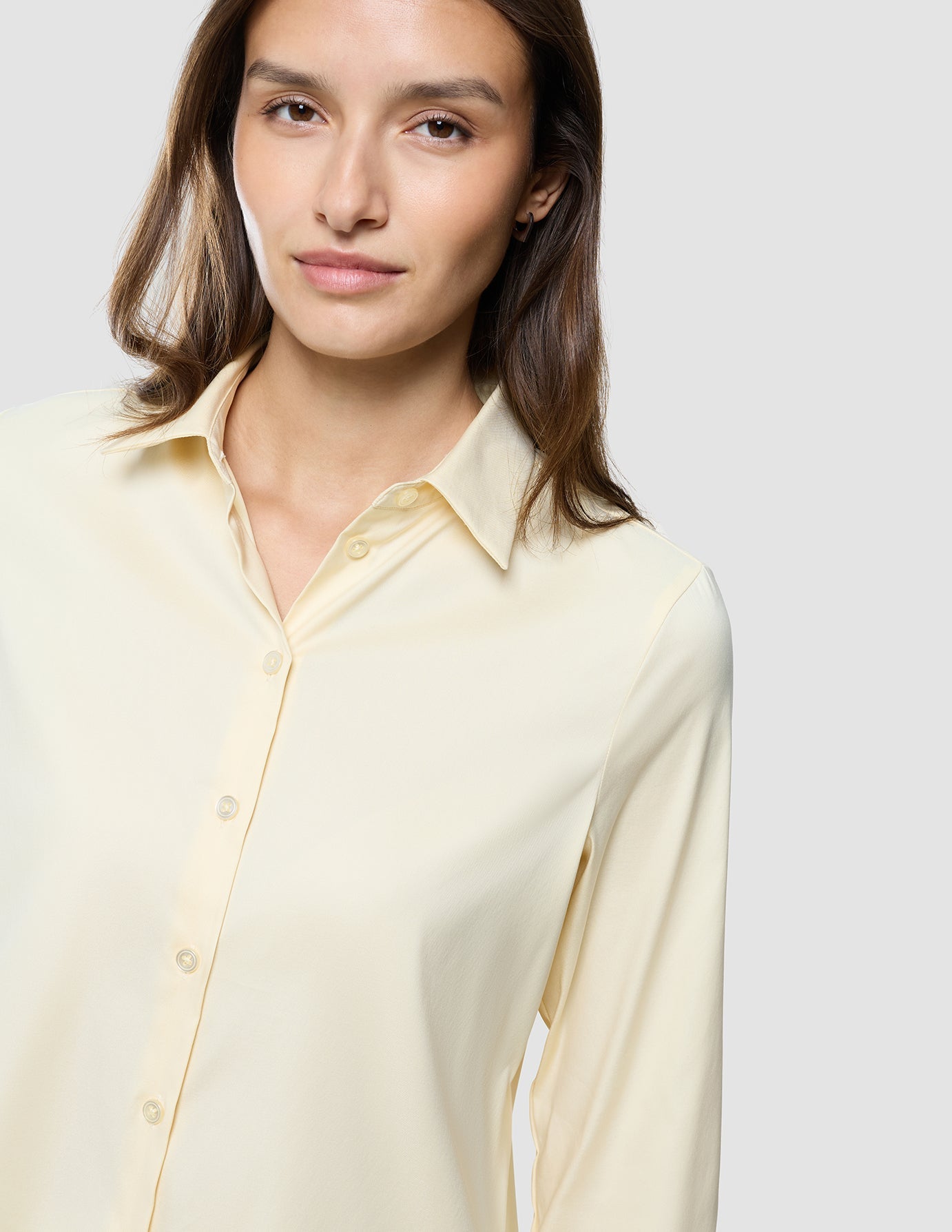 Women Oxford Shirt Misty Yellow Regular
