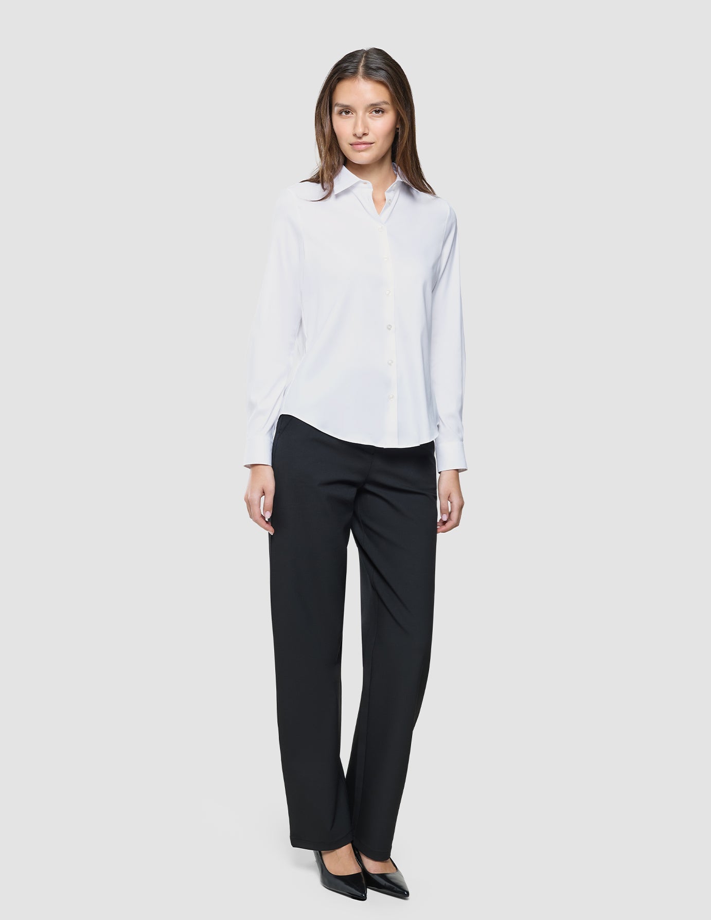 Women Oxford Shirt White Regular