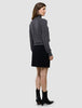 Women Quinn Crewneck Cardigan Cool Brown