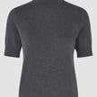 Women Quinn Short Sleeved Turtleneck Cool Brown