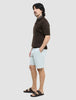 Refine Cotton Shorts Mint Grey