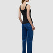 Rib Tank Top Black