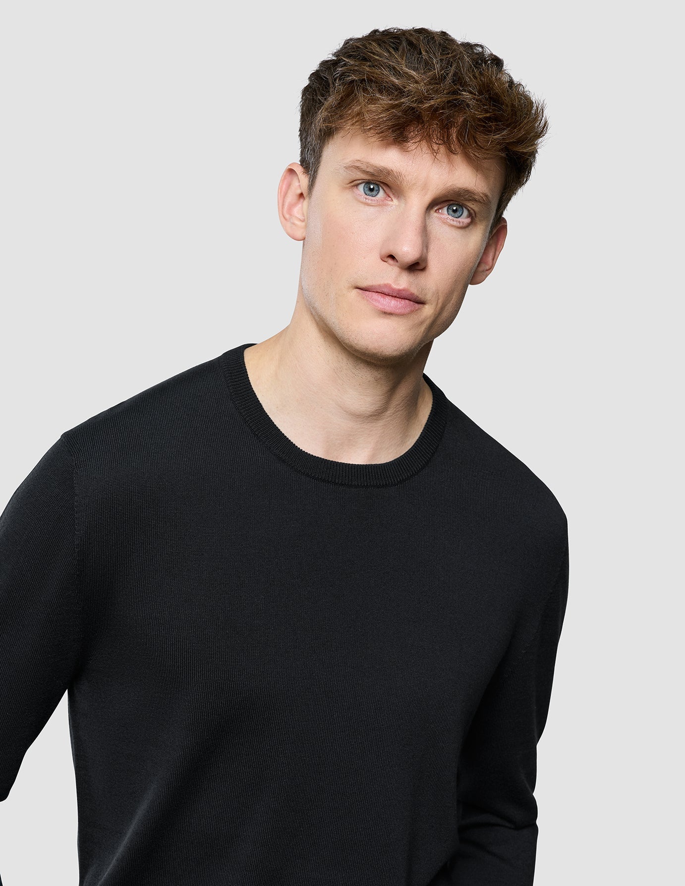 Seamless Core Knit Crewneck Black
