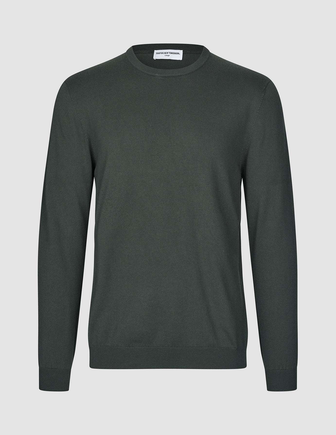 Seamless Core Knit Crewneck Green Night