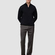 Seamless Core Knit Half Zip Black