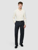 Seamless Core Knit Long Sleeve Polo Birchwood