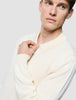 Seamless Core Knit Long Sleeve Polo Birchwood