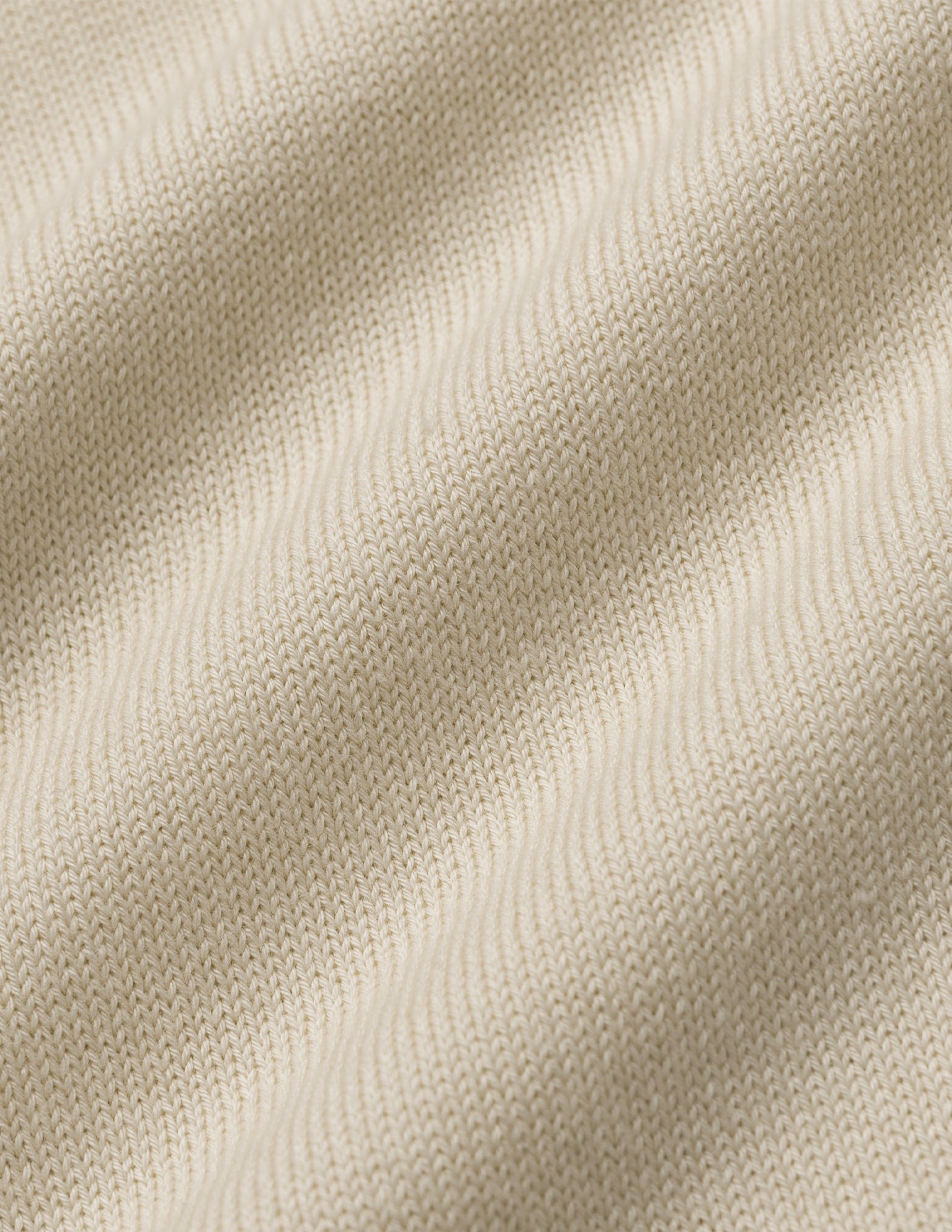 Seamless Core Knit Long Sleeve Polo Birchwood