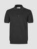 Seamless Core Knit Short Sleeve Polo Black