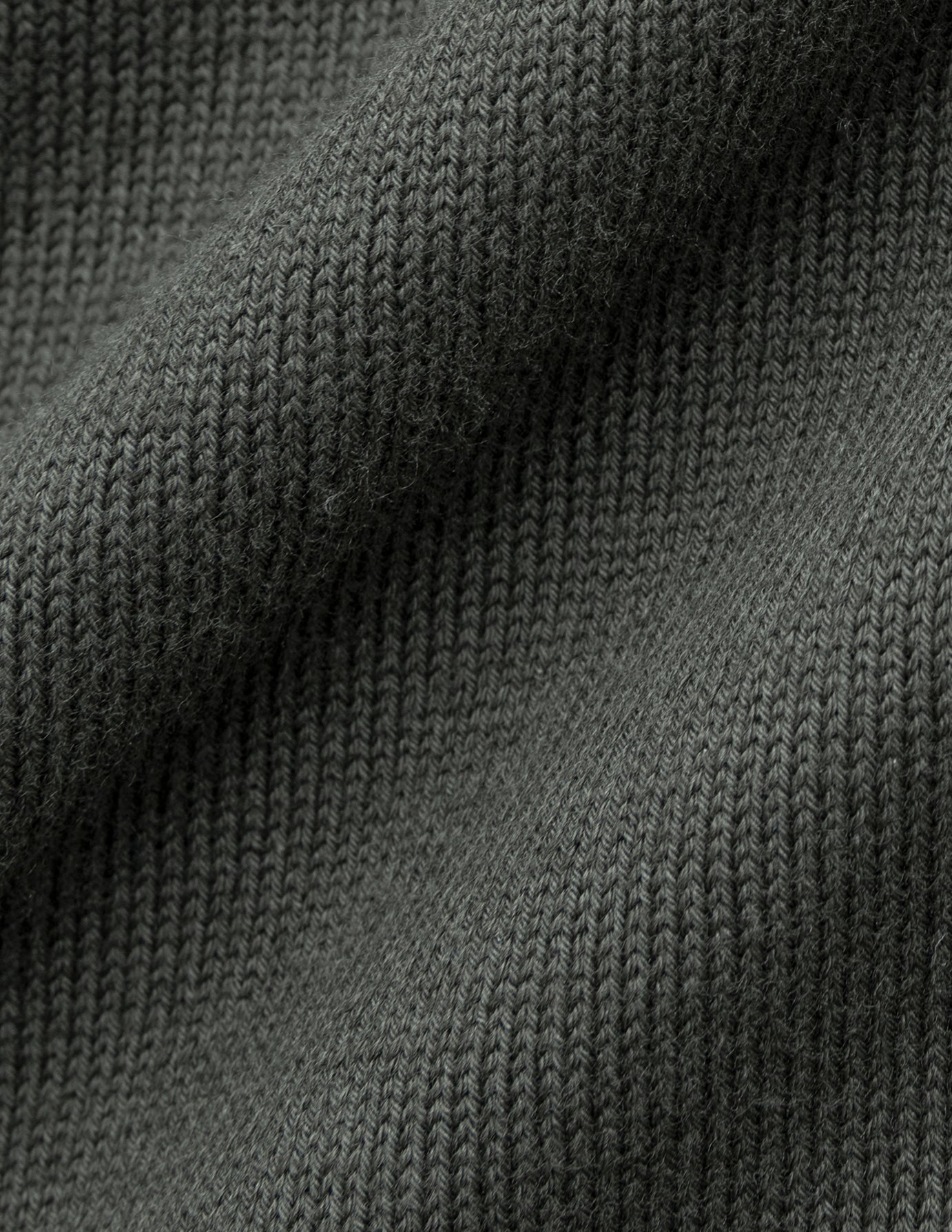 Seamless Core Knit Short Sleeve Polo Green Night