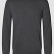 Seamless Premium Merino Knit Crewneck Charcoal Grey