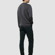 Seamless Premium Merino Knit Crewneck Charcoal Grey