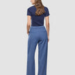 Women Serene Pants Wide Ombre Blue Herringbone