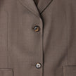 Women Skye Short Sleeved Blazer Dark Chestnut Melange