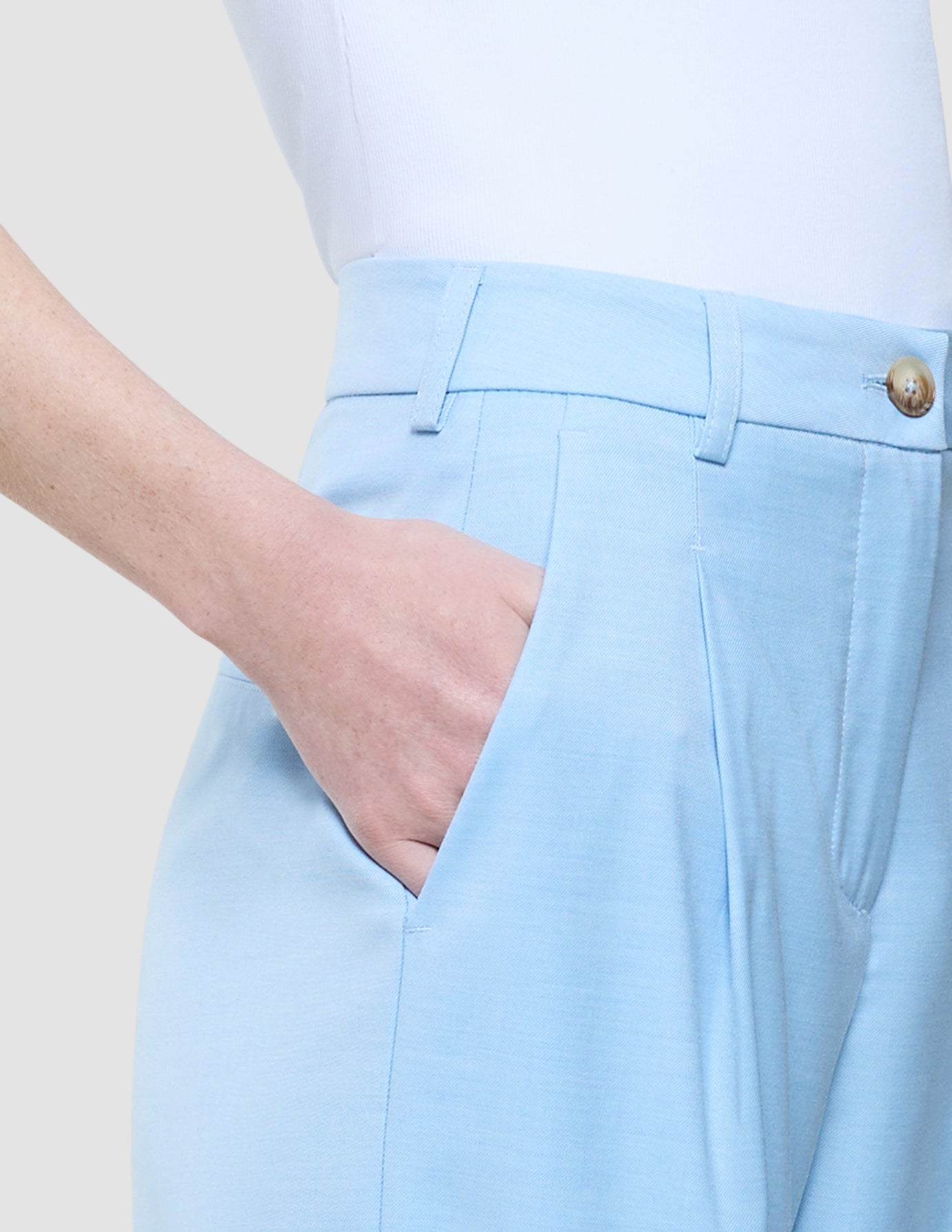 Women Skye Pants Wide Blue Haze