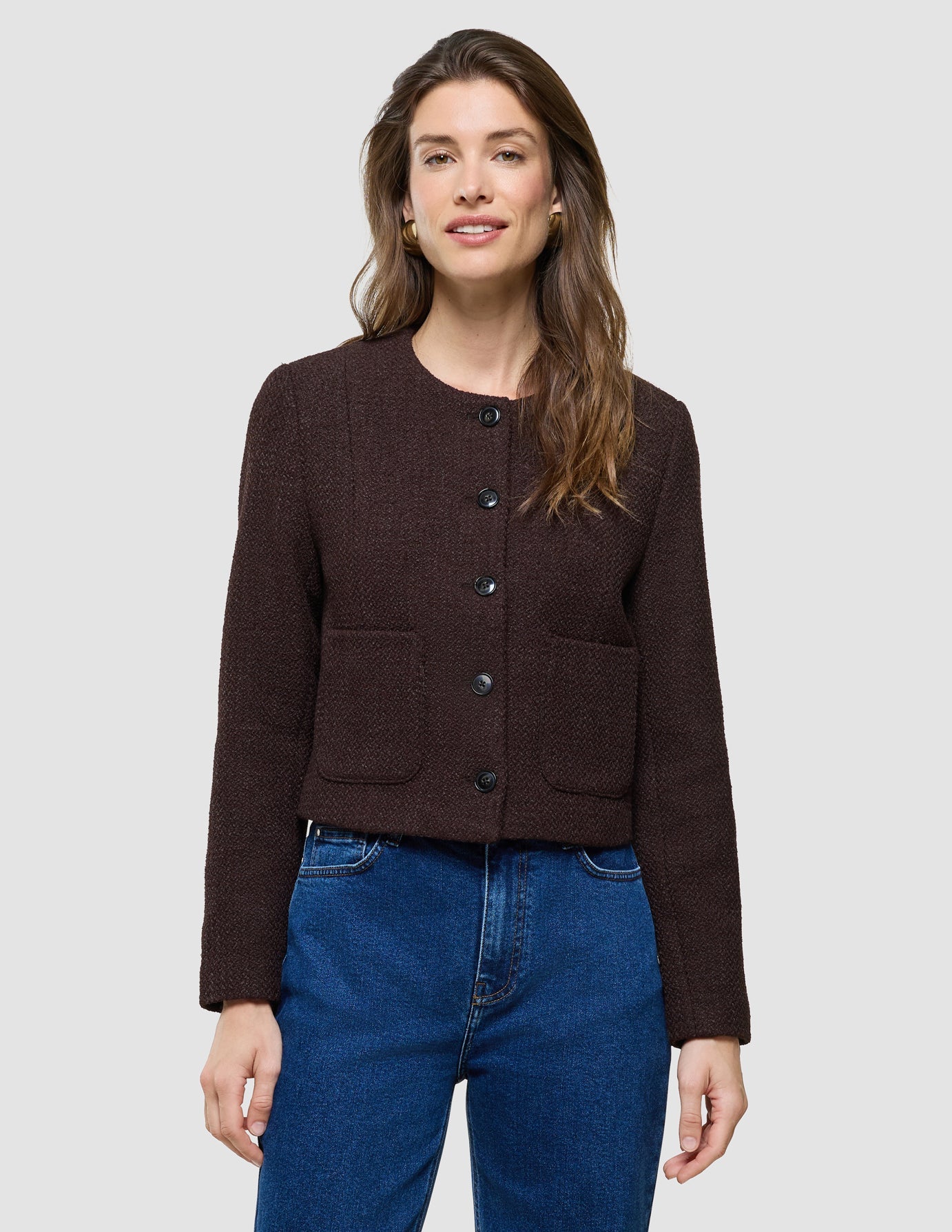 Women Sorae Short Jacket Espresso