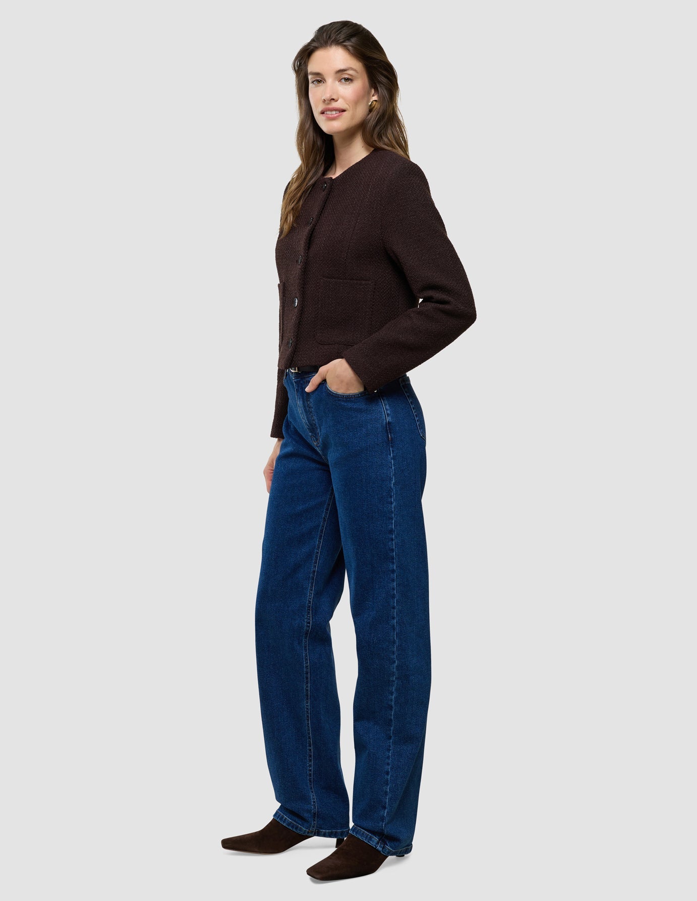 Women Sorae Short Jacket Espresso