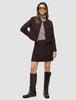 Sorae Set Espresso Short Jacket and Short Skirt