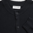 Structured Knit Cardigan Black