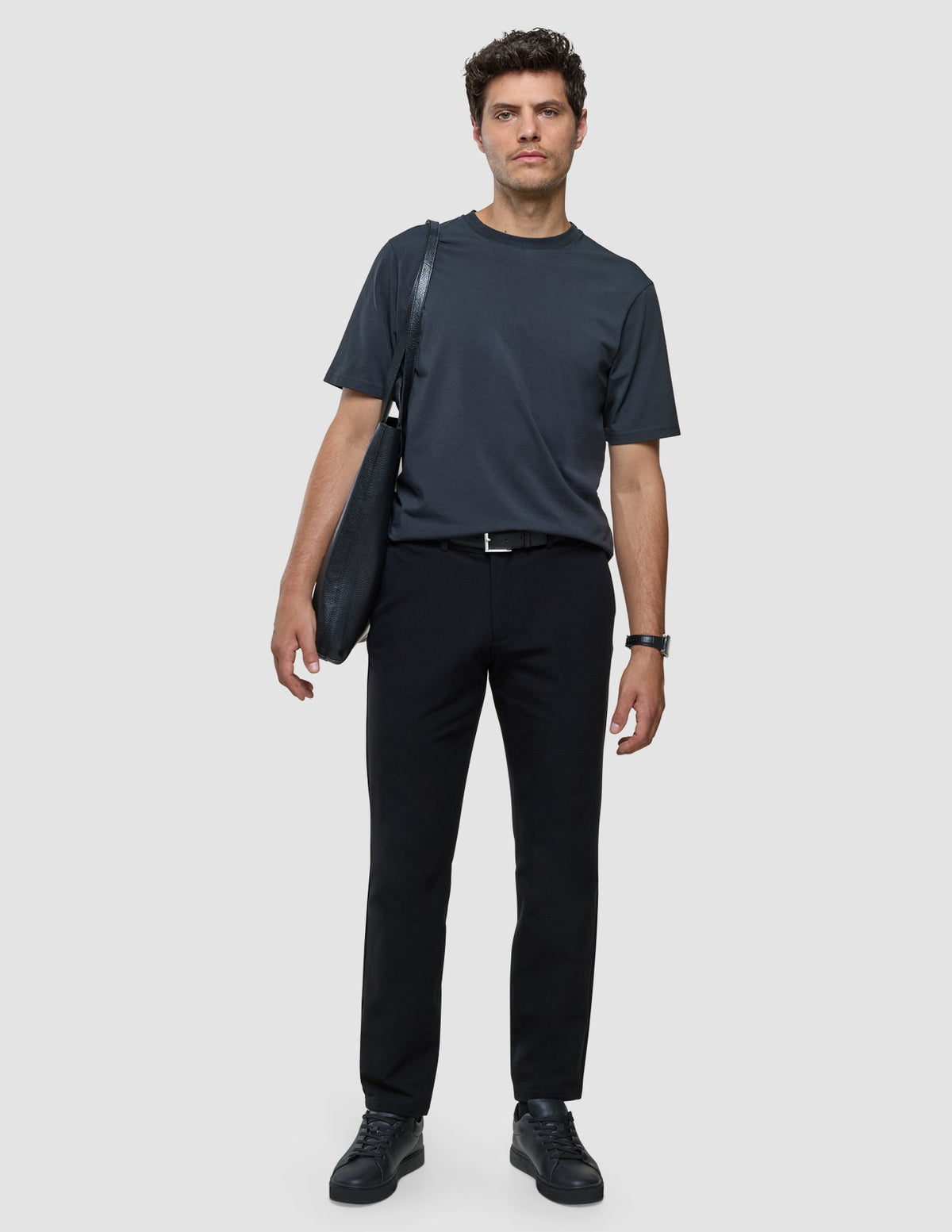 Supima T-shirt Box Fit Deep Grey