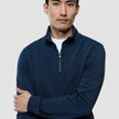 Sweat Half Zip Dark Navy
