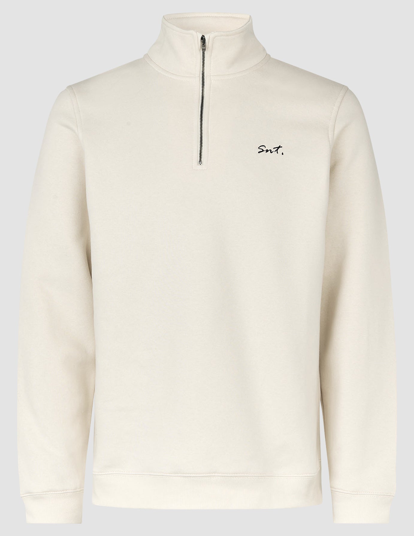 Sweat Half Zip Off White