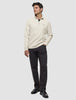 Sweat Half Zip Off White