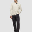 Sweat Half Zip Off White