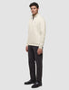 Sweat Half Zip Off White