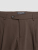 Tech Wool Suit Pants Regular Cocoa Brown