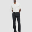 Textured Knitted Short Sleeve Polo Shirt Buttercream