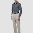 Travel Shirt Charcoal Grey Slim