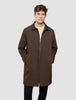 Waterproof Trench Coat Dark Brown