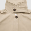 Women Waterproof Trench Coat Short Sand Grain