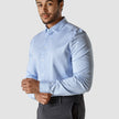 Classic Hemd Light Blue Stripes Regular