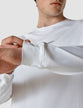 Supima Autograph Long-Sleeved T-Shirt White